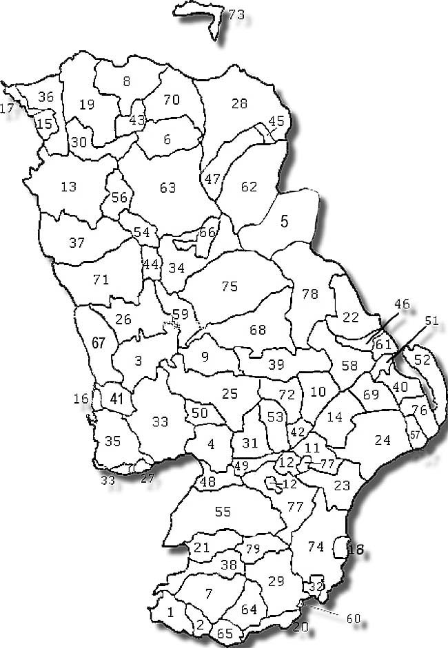 Civil Parishes of County Antrim
