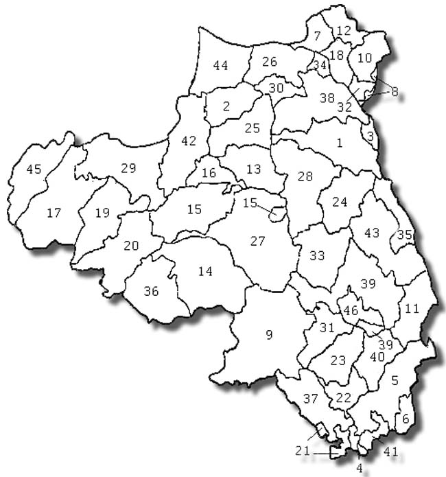 Civil Parishes of County derry